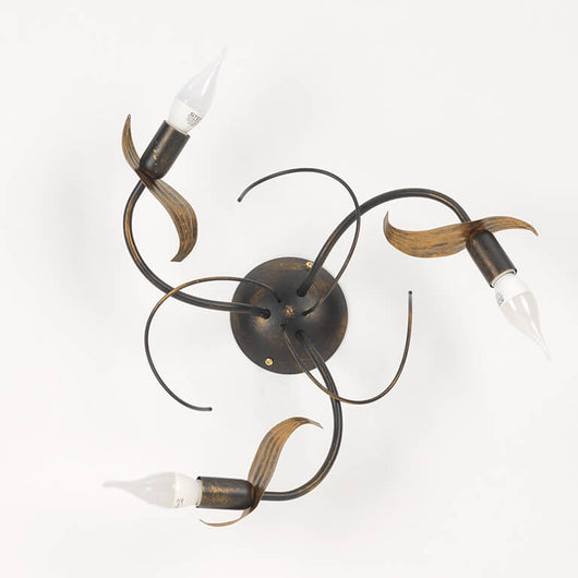 Plafoniera 3 luci Bugia