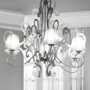 Lampadario Katia argento