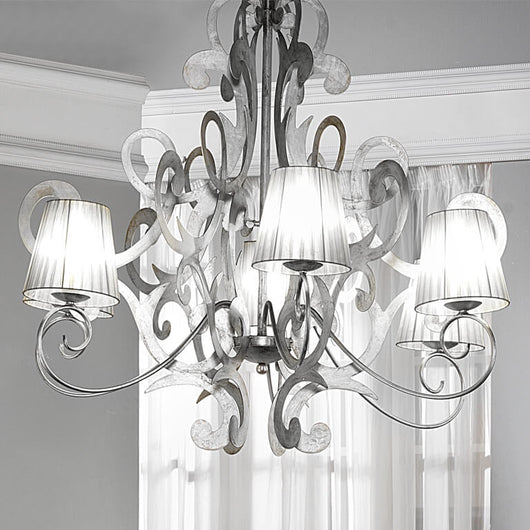 Lampadario Katia argento