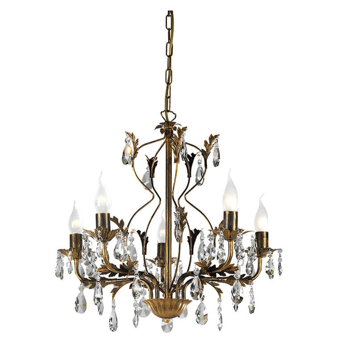 Lampadario 5 luci Teresa