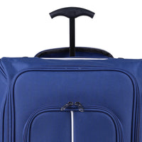 Trolley Frigo da Viaggio Morbido con Ruote e Isolamento Termico 35x20H50 cm Blu