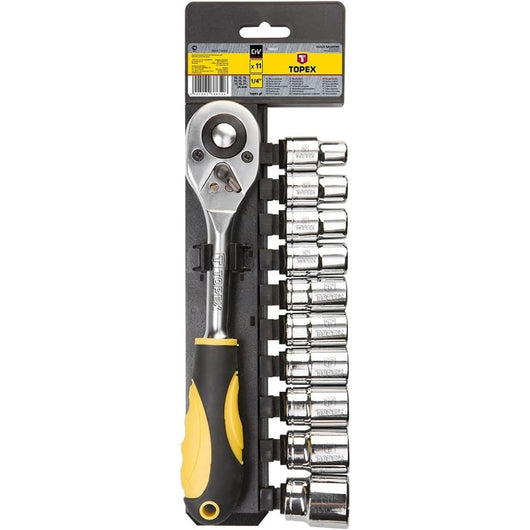 Topex 38d652 chiavi buss.esagona nale con cricchetto 1/2 11 pe ds