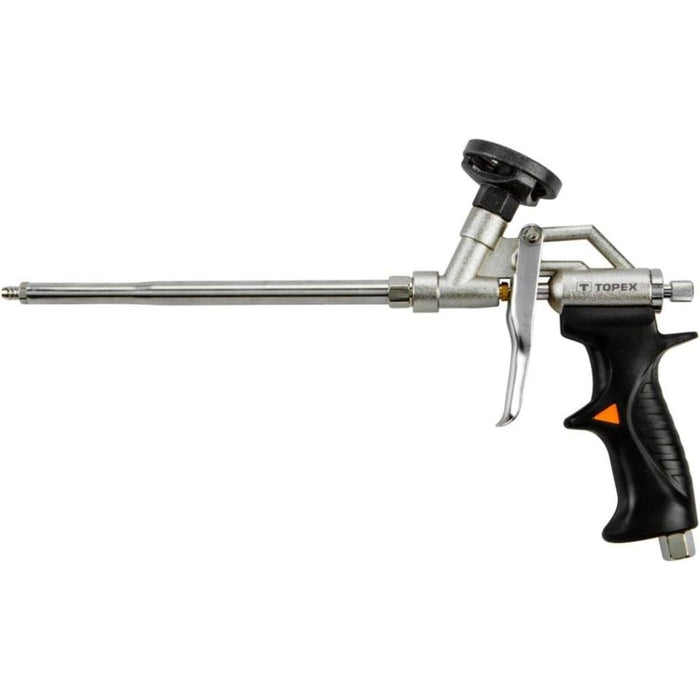 Topex 21b504 pistola per schiuma ma testa in ptfe regolazione ds