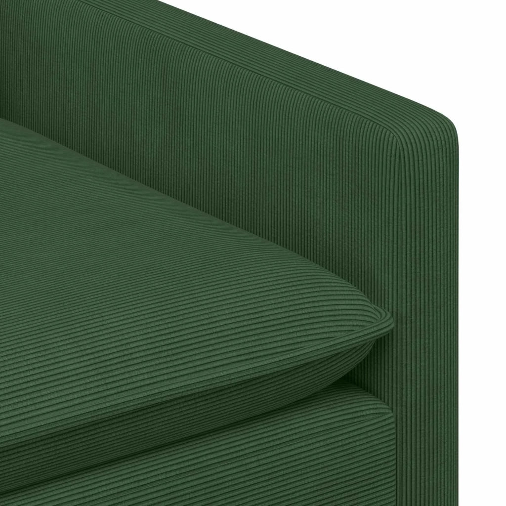 Set di divani 2 pcs Verde Giungla Tessuto 3417087