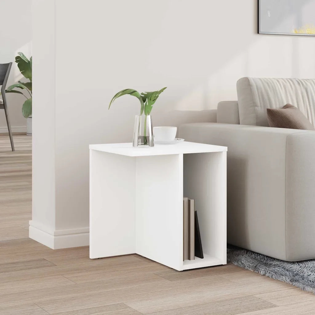 Tavolino Bianco 37 x 32 x 40 cm Legno multistrato
