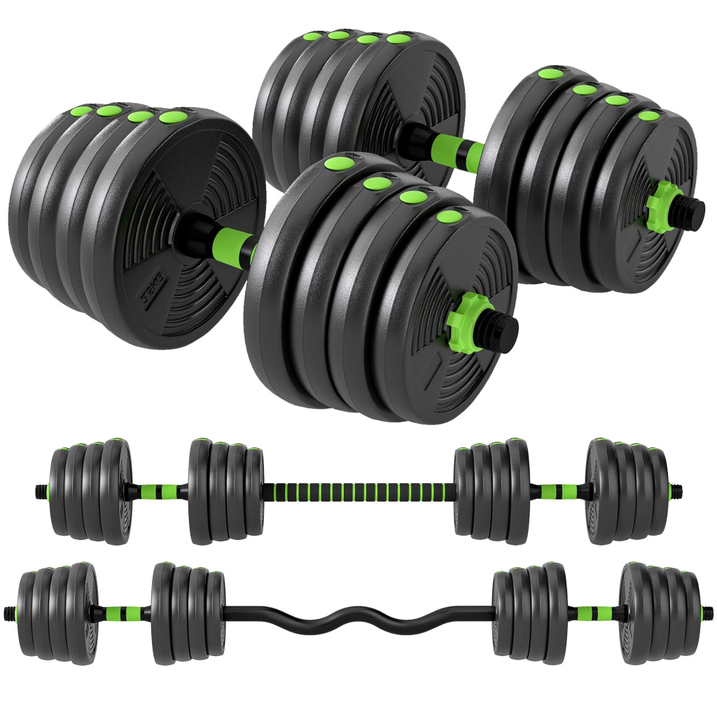 Kit manubri regolabili 30 kg 3 in 1 ¨C Zephmum ¨C Nero