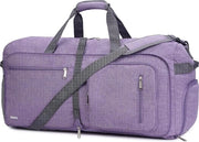 Borse da viaggio pieghevoli, 60-100 litri, borse da viaggio leggere per bagaglio, sport, fitness, impermeabili nylon, coppia 85l