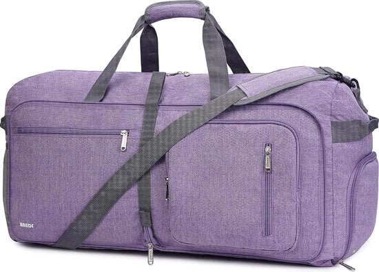 Borse da viaggio pieghevoli, 60-100 litri, borse da viaggio leggere per bagaglio, sport, fitness, impermeabili nylon, coppia 85l