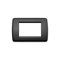 16763.16 Placca Rondò 3 Moduli Nero Idea
