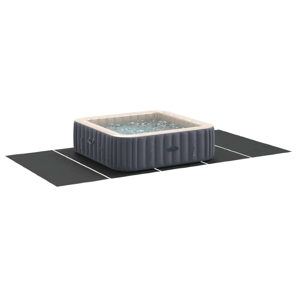 Telo per Fondo Piscina Regolabile Nero 550 x 280 x 0,1 cm 42009124