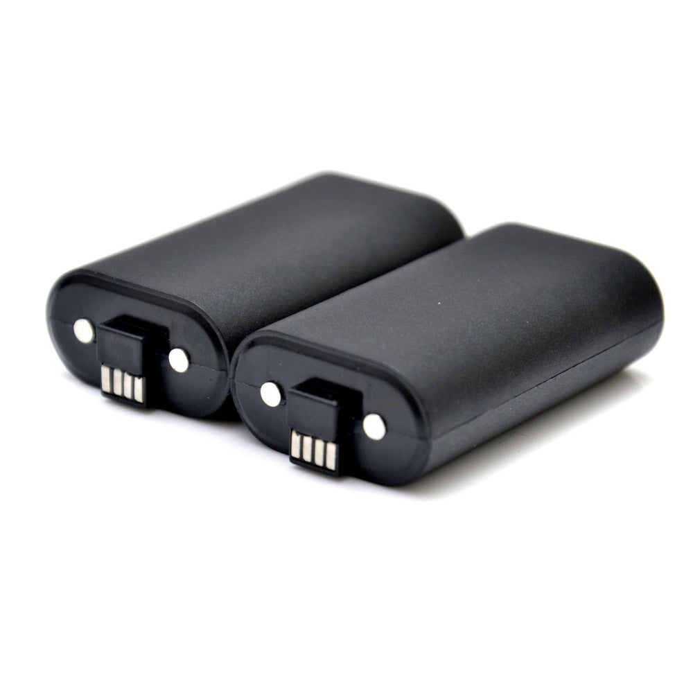 Trade Shop - 2x Batteria Ricaricabile + Di Ricarica Dock Stazione Per Xbox One Joystick -