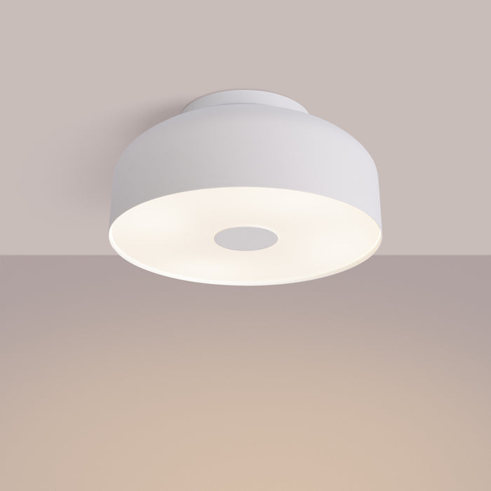 Lampada da soffitto rotonda moderna OMIQ Crimson bianca 4x15W E27 LED IP20