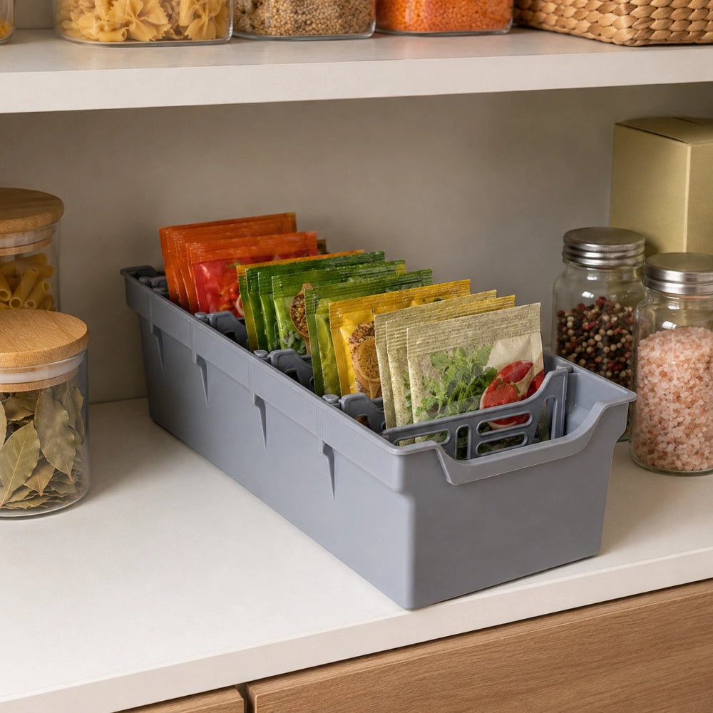 KADAX Organizer na przyprawy szary <24> K17437