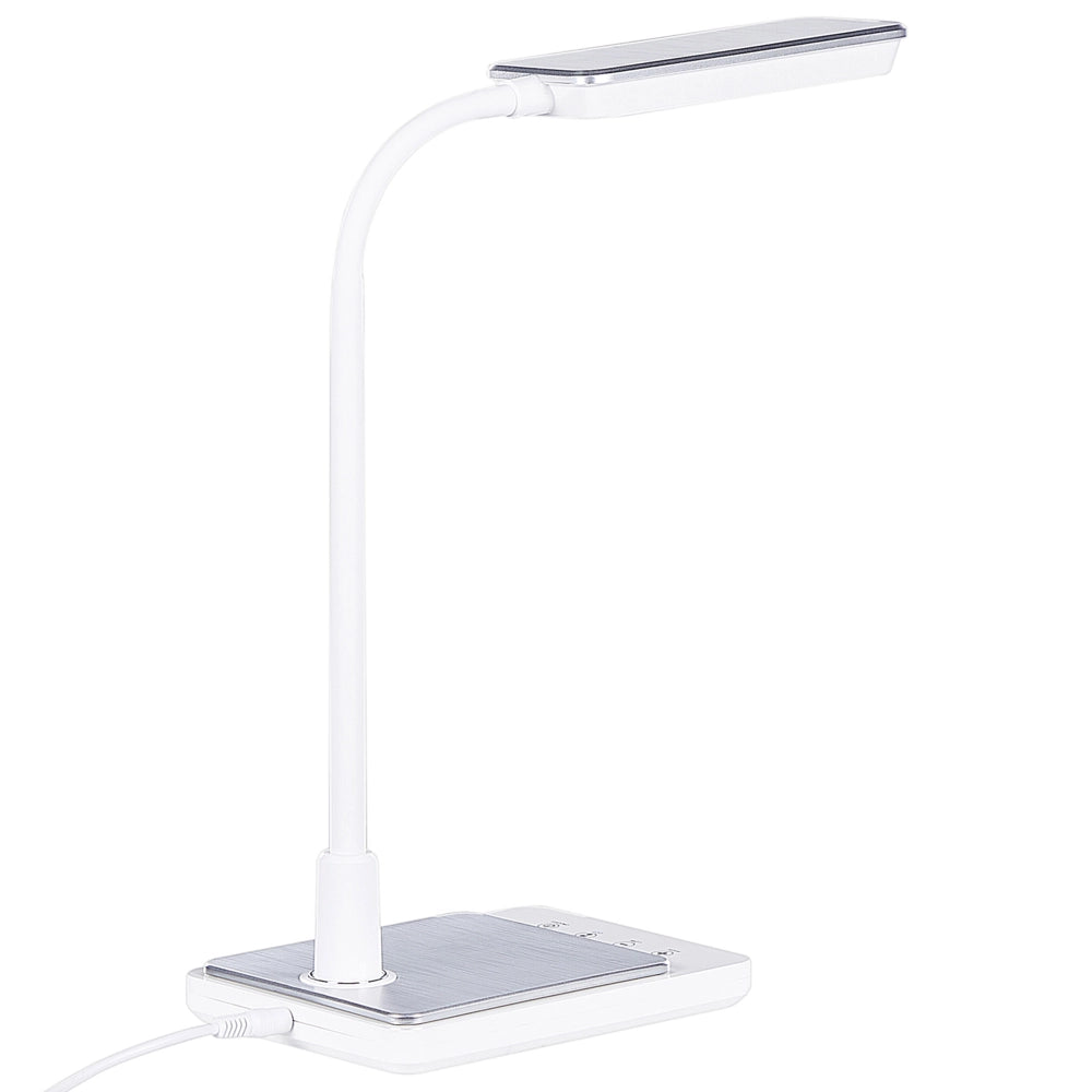 Lampada da ufficio LED bianco materiale sintetico braccio e regolabile regolatore 38 cm soggiorno ingresso cameretta