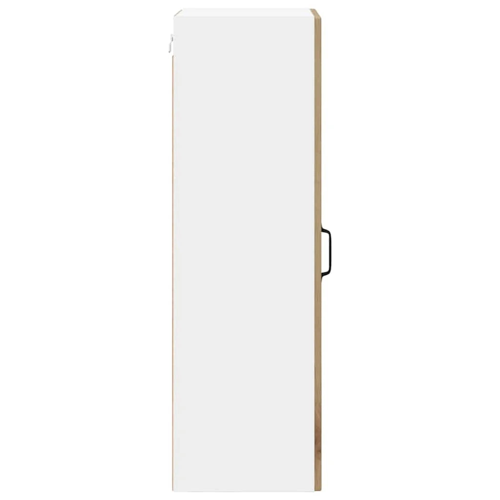 Mobile da cucina rettangolare moderno con pratico spazio contenitivo 40 x 31 x 100 cm realizzato in legno di rovere ingegnerizzato finitura artigianale 02_0054121