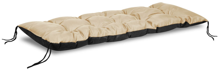 AIO FACTORY Cuscino da giardino impermeabile beige 120x40 cm per panca in pallet