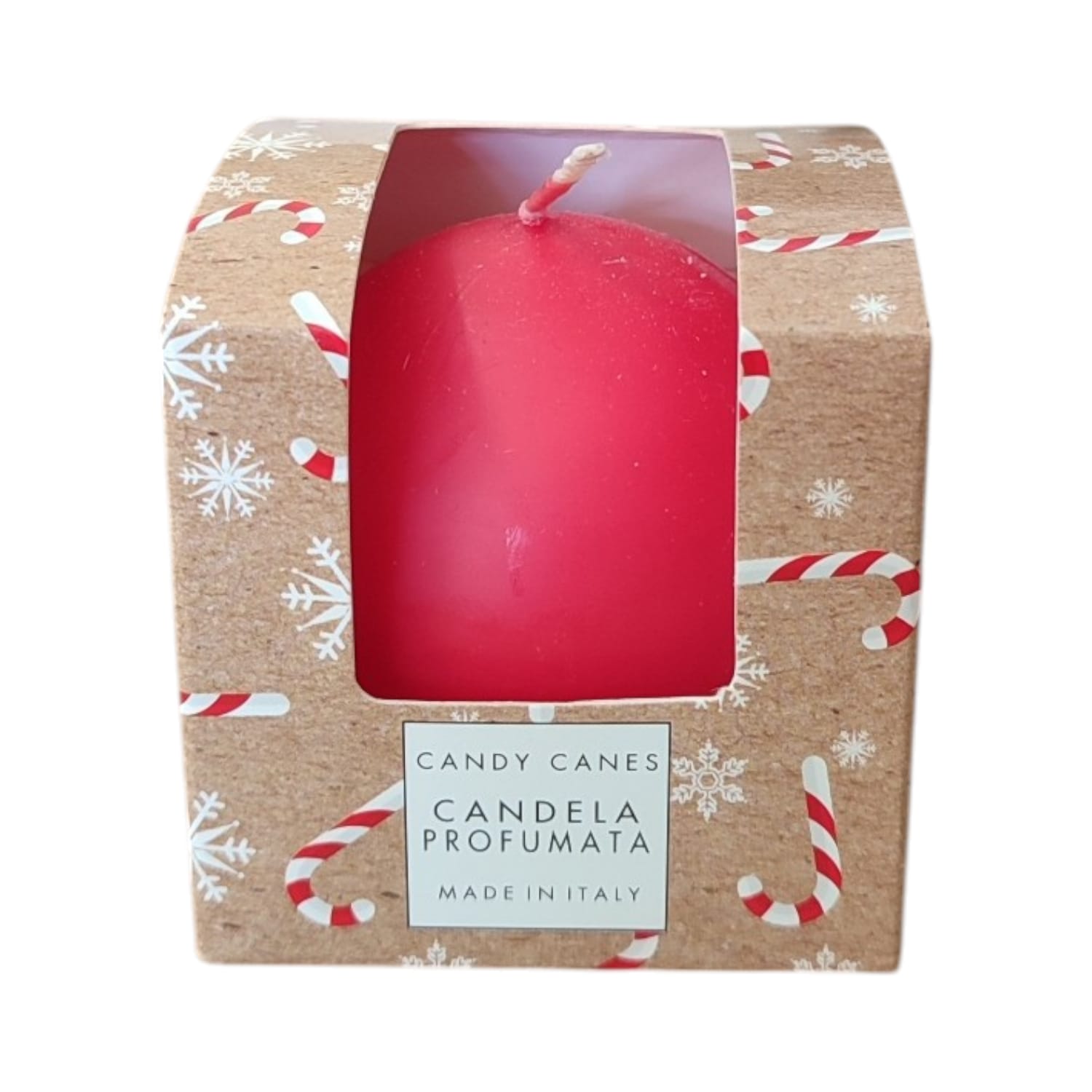 CANDELA SFERA PROFUMATA CANDY CANES