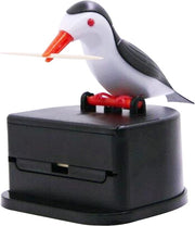 Tasca per stuzzicadenti a forma di uccello – Sistema di stampa e imballaggio per cucina o ufficio (Nero, ABS)