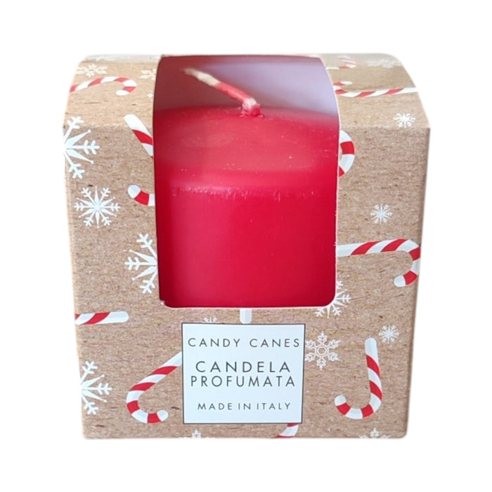 CANDELA CILINDRICA PROFUMATA CANDY CANES