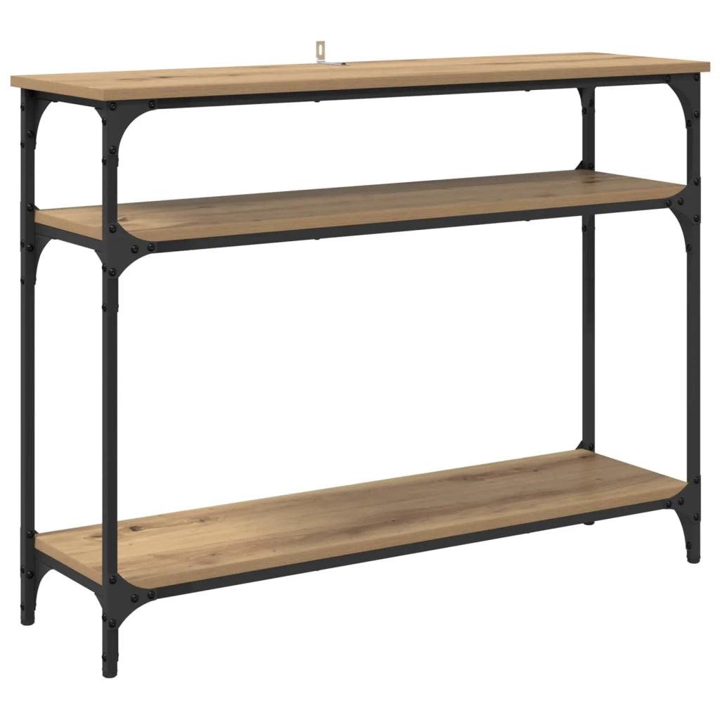 Tavolo consolle Rovere artigianale 100 x 29 x 75 cm