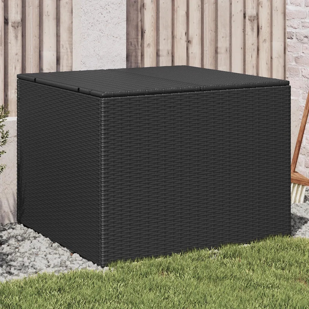 Contenitore da Giardino Nero 291L in Polyrattan CFW4080587