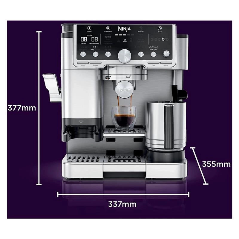 NINJA ES701EU MACCHINA DA CAFFÈ LUXE PRO AUTOMATICA  3 IN 1 POTENZA 1650W