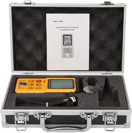 Diktemeter Ultrasuono con Schermo LCD Raggio di Misura 10-3000 mm (Acciaio)