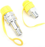 Connettore idraulico rapido, set per connettori maschi e femmina, Zg3/8, filo a 8 giri