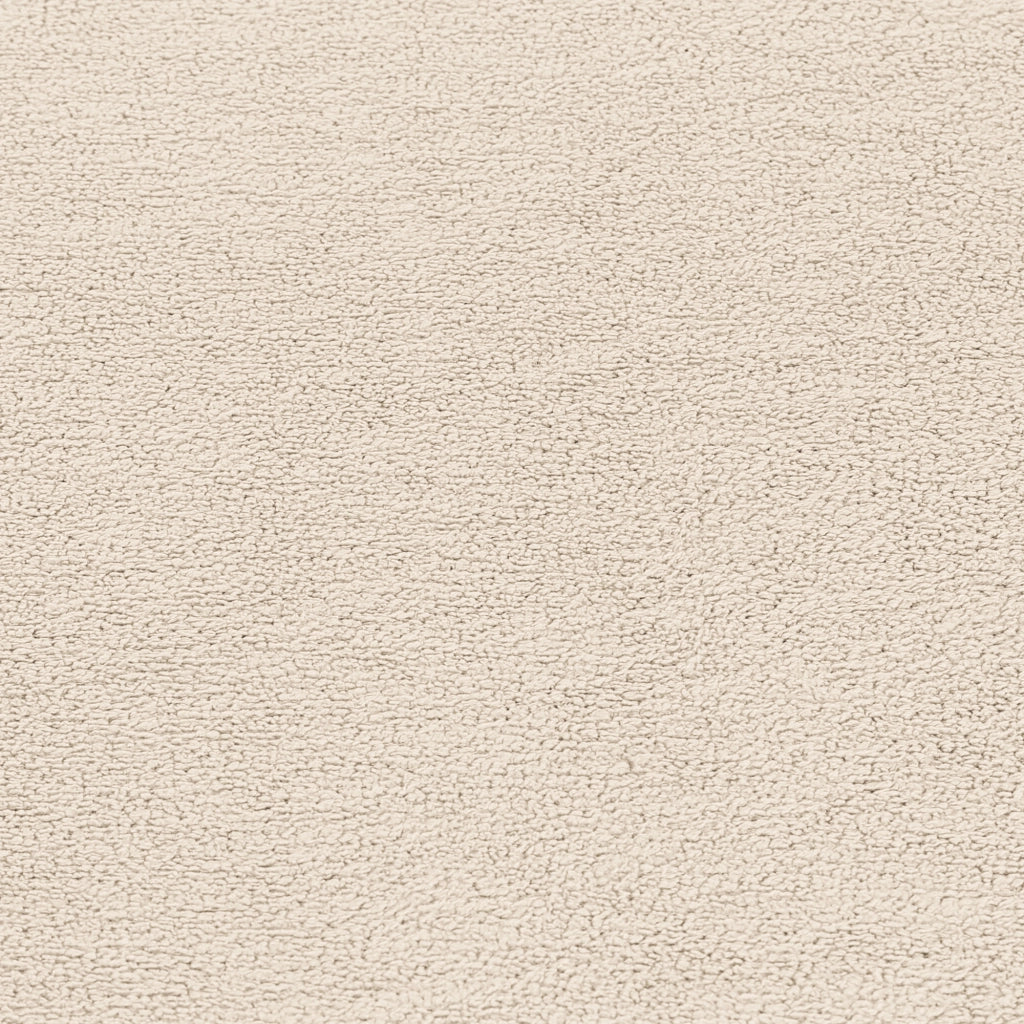 SEDIA imbottita in tessuto beige con struttura in ferro