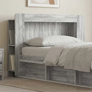 Testata del letto Grigio Sonoma Legno ingegnerizzato