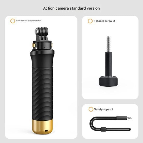 Drijfstang per selfie sott'acqua Adatto per le fotocamere GoPro e Adatto per DJI Action 3/4/5 Inspire supporto sott'acqua per ripresa video