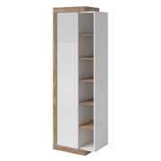 Vetrina design colore rovere e bianco lucido collezione SINATRA.