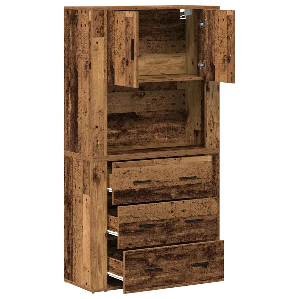 Credenza Legno vecchio 80 x 33 x 150 cm Legno multistrato 3334343