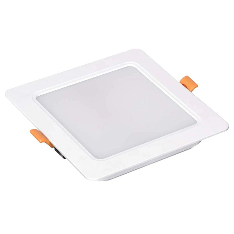 Faretto Led Da Incasso Quadrato 18W 1800LM Neutro 4000K 170X170mm Montaggio 2 In 1 Da Plafone e Da Incasso