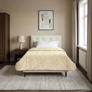 Duvet Estivo Crema 135 x 200 cm Microfibra e Fleece Teddy 42026217