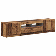 Mobile TV LED a 5 pezzi Legno antico Legno ingegnerizzato 3417012