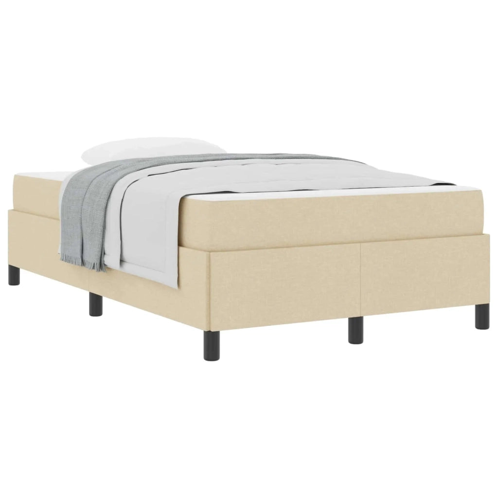 Letto a molle Crema 120 x 200 cm Tessuto 3398855