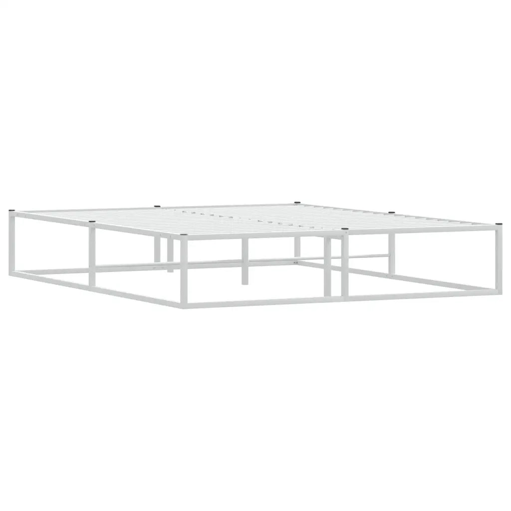 Giroletto senza Materasso Bianco 160x200 cm Metallo 4017426