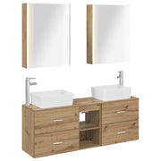 Set di mobili per il bagno 5 pcs Rovere Artigianale 3406854