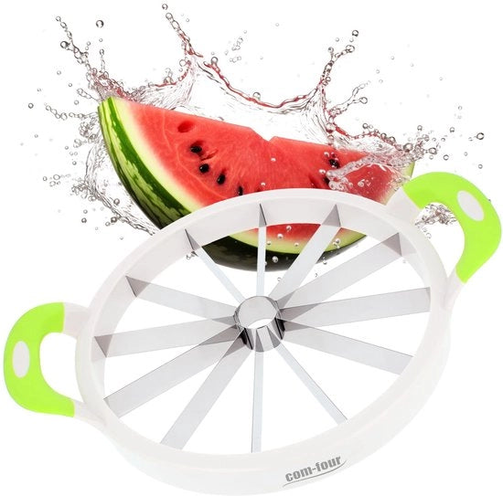 Stecchino per melone - Maggior dimensione del suo tipo - 1 pezzo - Acciaio inossidabile e plastica - 28 cm