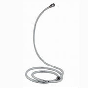 Trade Shop - Tubo Laccio Flessibile Doccia Biflex Cromo Bianco Universale Lunghezza 2mt 69226 -