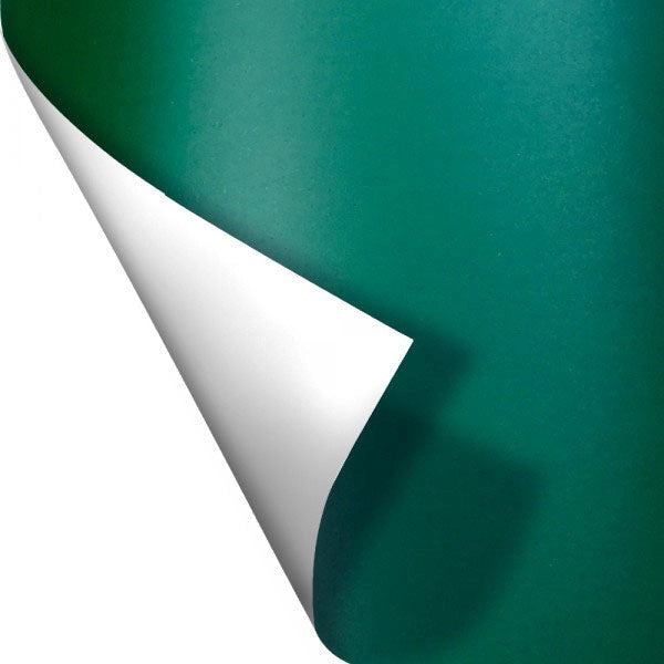 VERDE SCURO - Pellicola polimerica adesiva da 122cm di base Misura: 122x1000 cm