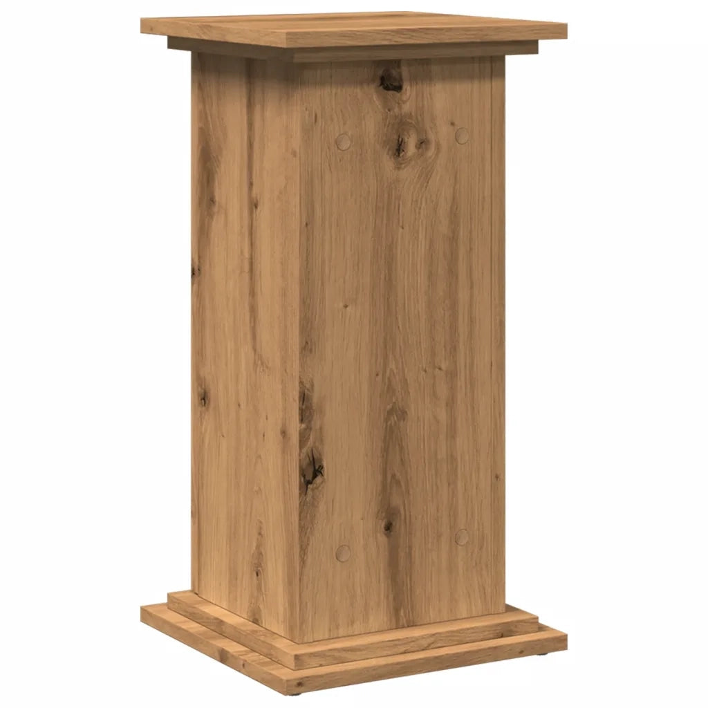 Espositore Portaoggetti Rovere Artigianale 31x30x60 Truciolato 854624