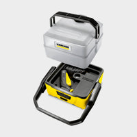 KARCHER Idropulitrici portatili OC 3 Plus Car - Portata: max. 2 l/min - Tipo di batteria: Batteria agli ioni di litio  - Autonomia: 15 min