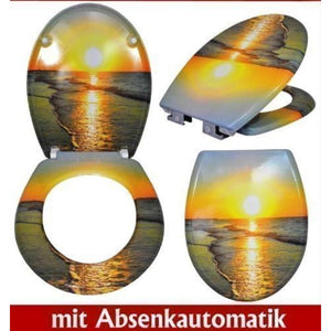 Tavoletta con abbassamento automatico sedile wc tramonto sedile