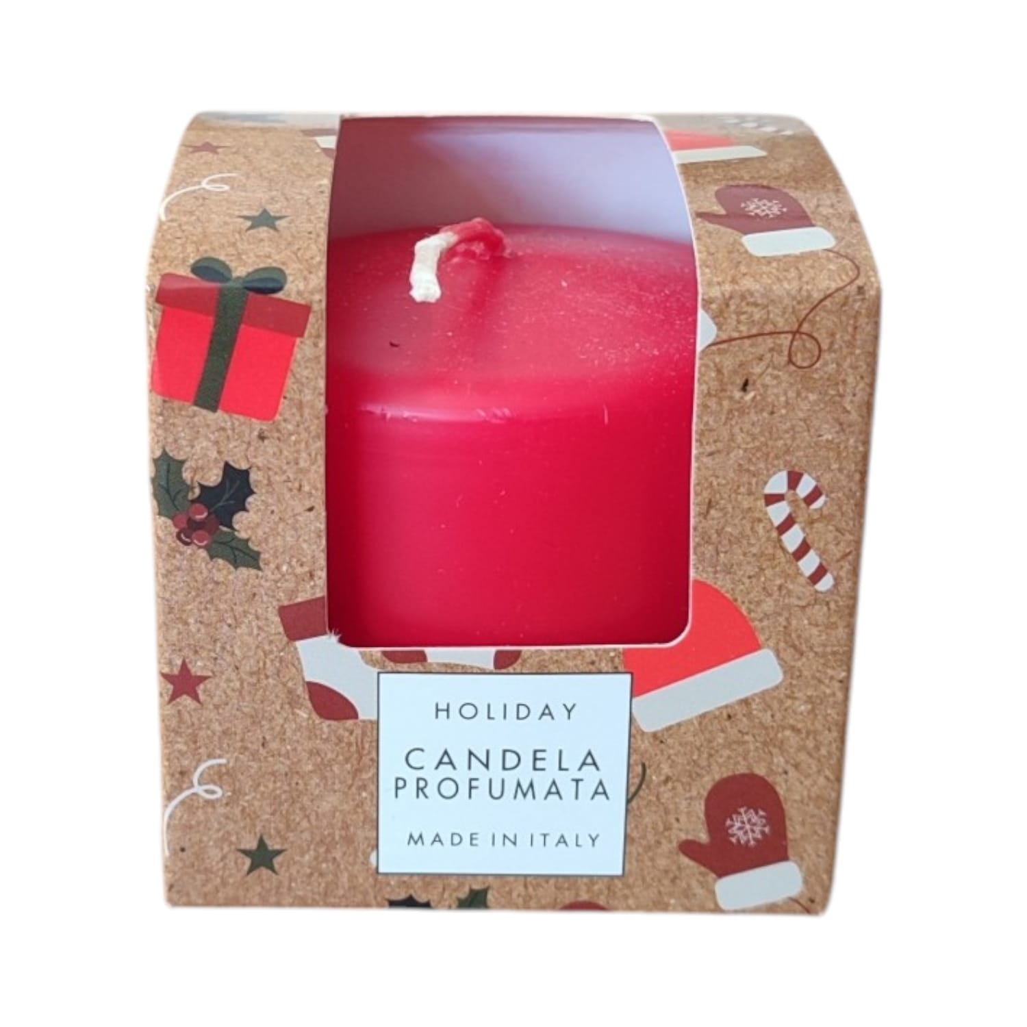 CANDELA CILINDRICA PROFUMATA HOLIDAY