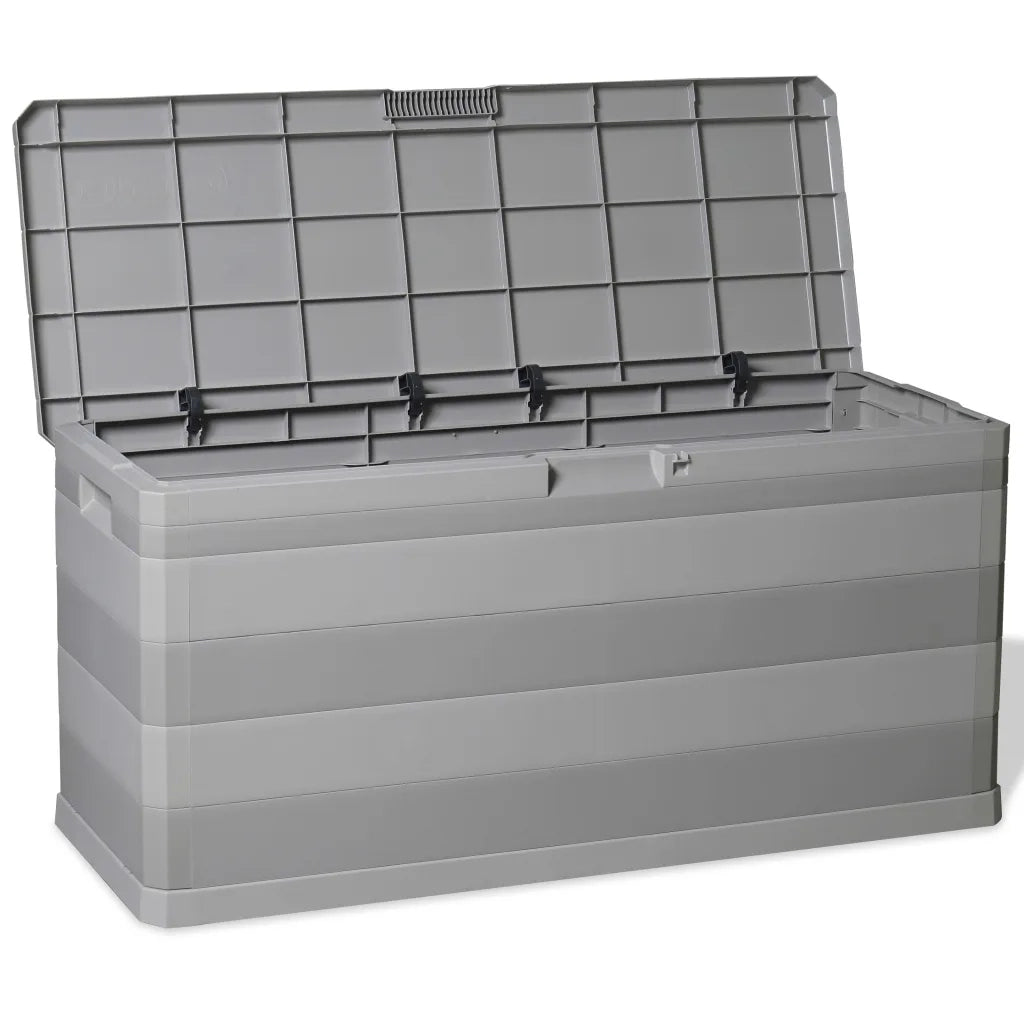 Baule da Giardino Grigio 117x45x56 cm CFW4788218