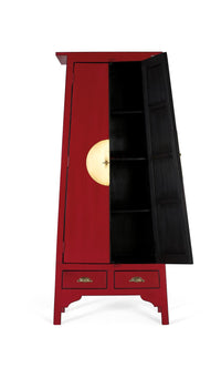 Armadio con 2 ante e 2 cassetti in legno di mango