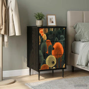 Armadio da Notte ZAANDAM Rovere Nero 36 x 33 x 61 cm 8007331