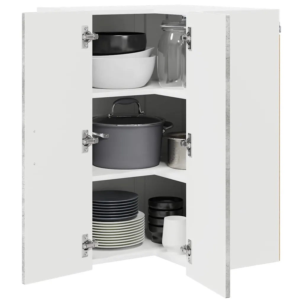Mobile da cucina-Armadio da cucina Grigio cemento 57 x 57 x 80 cm